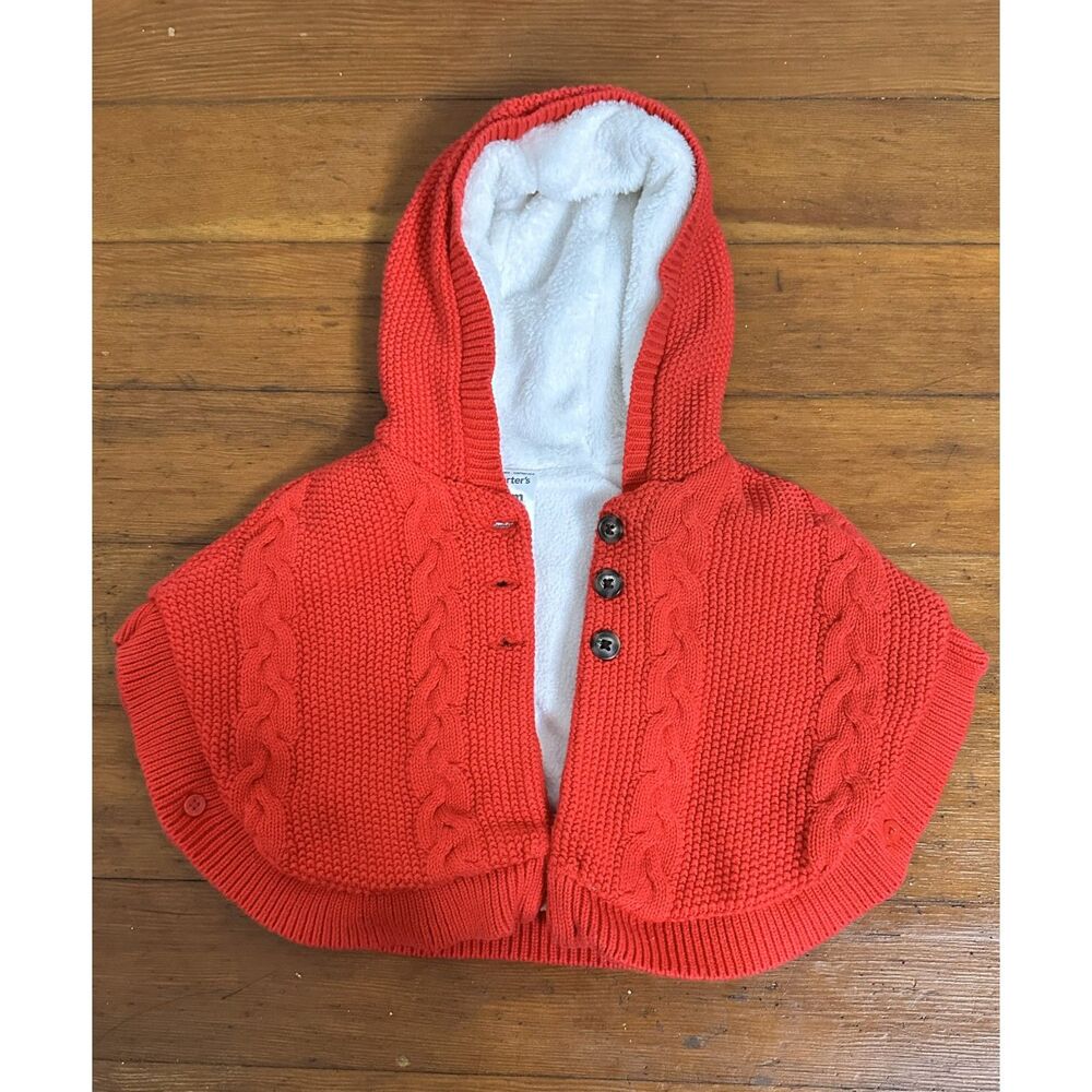 Carter’s Baby Red riding hood style Cape 6 Months